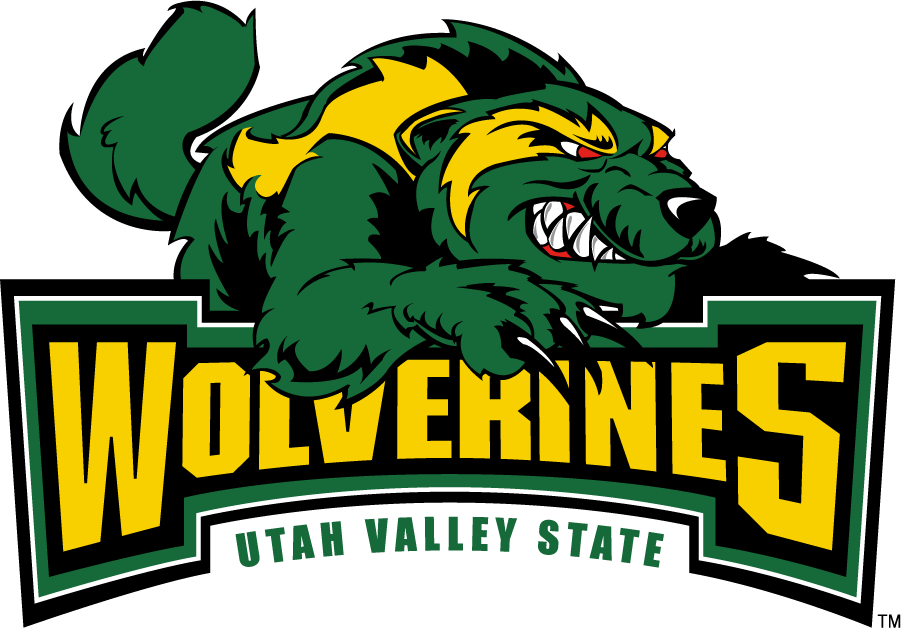 Utah Valley Wolverines 2004-2007 Secondary Logo DIY iron on transfer (heat transfer)